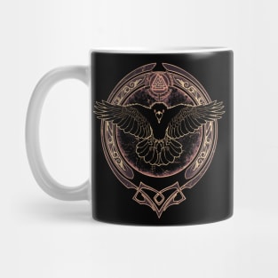 Raven and Valknut Symbol Mug